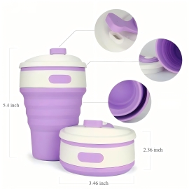 Silicone folding cup