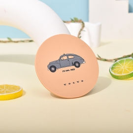 PVC soft rubber coasters