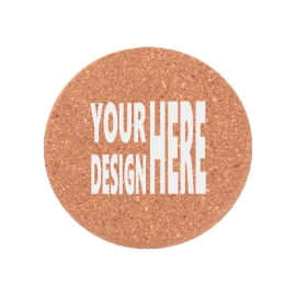 Round Cork Coaster