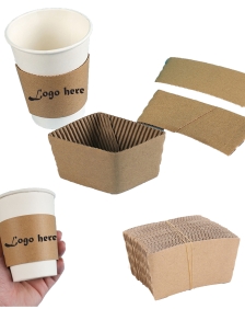 Kraft Corrugated Paper Cup Sleeve