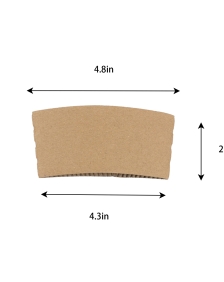 Kraft Corrugated Paper Cup Sleeve