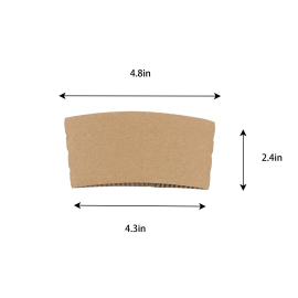 Kraft Corrugated Paper Cup Sleeve