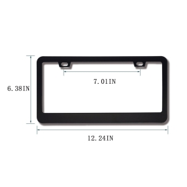 Aluminum License Plate Frame