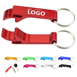 Aluminum Bottle Opener Keychain