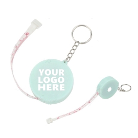 Round Tape Measure Keychain