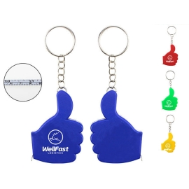 Thumb Tape Measure Keychain