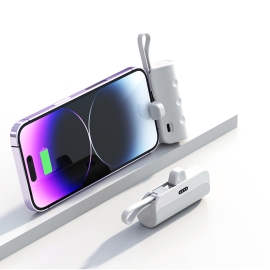 Mini wireless compact power bank