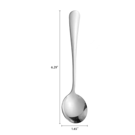 Stainless steel thickened spoon