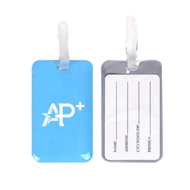 Plastic soft rubber suitcase tag card
