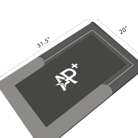 Soft diatom mud water-absorbing bathroom mat