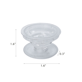 Transparent and customizable mobile phone airbag brackets