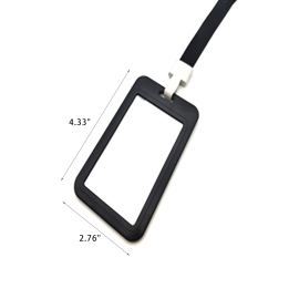 Customized logo enterprise employee name tags with retractable lanyards