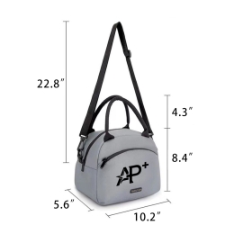 A waterproof and oil-proof Oxford cloth lunch box bag that can be carried on one shoulder or by hand