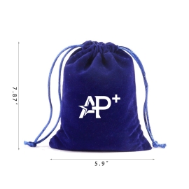 High-quality drawstring flannel bags