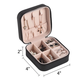 A minimalist accessory storage box that can be carried around with you.