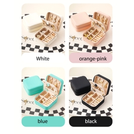 A minimalist accessory storage box that can be carried around with you.