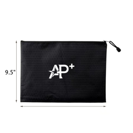 A4 football-patterned waterproof polyester fabric zipper bag