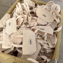 Trendy Minimalist Letter Tote Bag Simple Canvas Handbag Fashion Must Have