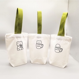 portable canvas cup carrier