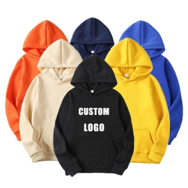 Men’s Winter Pullover Hoodie (Custom Logo)