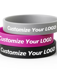 Custom Silicone Wristbands (Print/Engrave/Emboss/Deboss)