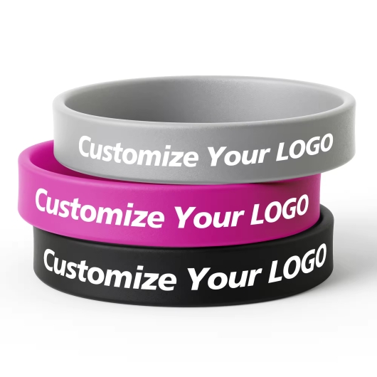 Custom Silicone Wristbands (Print/Engrave/Emboss/Deboss)
