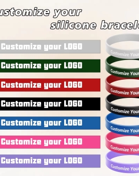 Custom Silicone Wristbands (Print/Engrave/Emboss/Deboss)