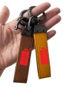 Luxury Suede Keychain with Key Ring &amp; Lanyard